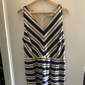 Blue Striped Loft Dress